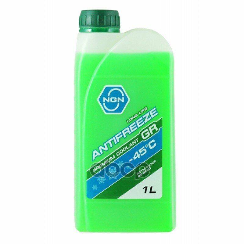 Антифриз Gr-45 (Green) Antifreeze 1L NGN арт. V172485639
