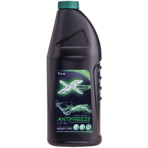 Антифриз X-FREEZE GREEN, зеленый, -40С, 1 кг