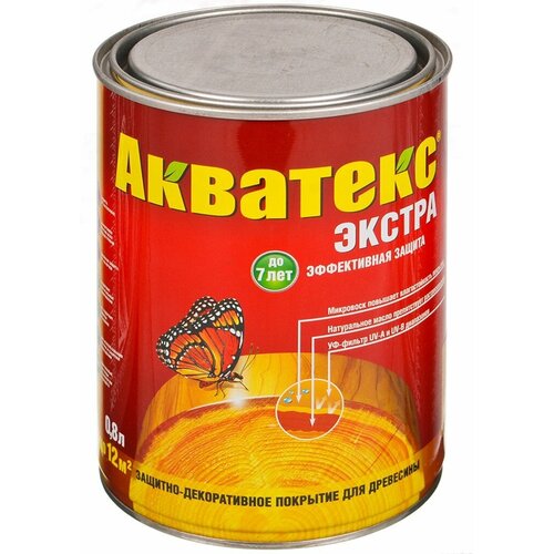Пропитка для дерева Акватекс-экстра орех, 0.8 л