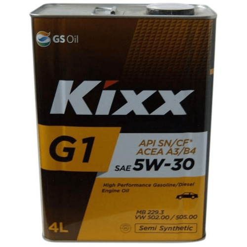 Kixx Моторное масло G1 SN Plus, 5W30, синтетическое, 4 л