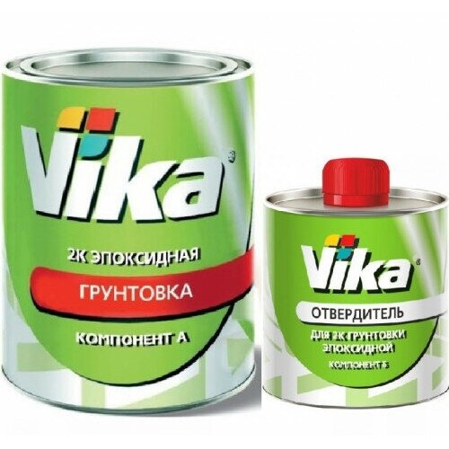 Грунт эпоксидный VIKA 2K, 1,21 кг. + отвердитель 0,17 кг.