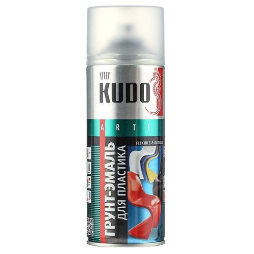Грунт-эмаль для пластика (коричневая) RAL 8017 KUDO 520мл. KU-6011 KUDO KU-6011 | цена за 1 шт | минимальный заказ 1