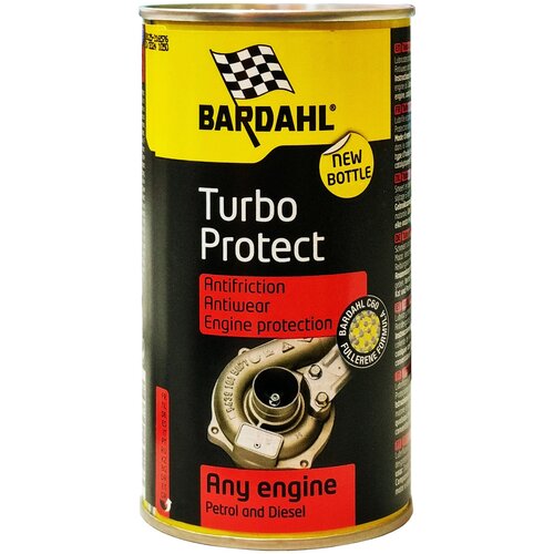 BARDAHL 3216B Присадка в мот. масло (защита турбины) профилактическая 300 мл Bardahl TURBO PROTECT 3216B 1шт