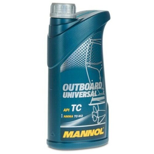 Масло моторное MANNOL 2T мин. Outboard Universal, 1 л