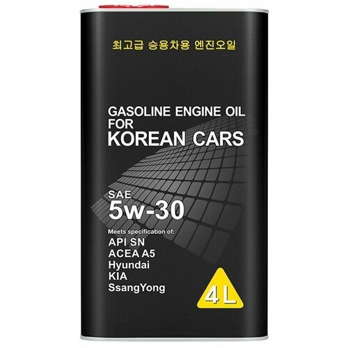Масло моторное Hyundai Kia 5W-30 4л cинт. ж/б FF6714-4CME-I 05100-00441