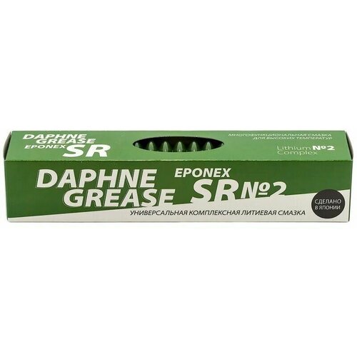 Смазка литиевая DAPHNE GREASEEPONEX SR Grade No. 2 (400гр) лаймово-зеленая, мягкая