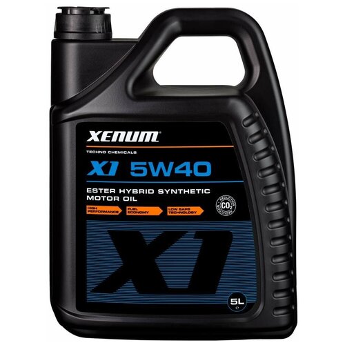 Синтетическое моторное масло с эстерами Xenum X1 5W40 (5 литров)