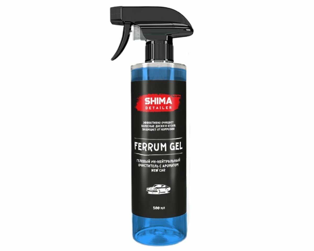 Гелевый pH-нейтральный очиститель SHIMA DETAILER FERRUM GEL new car 500 мл 4634444150951