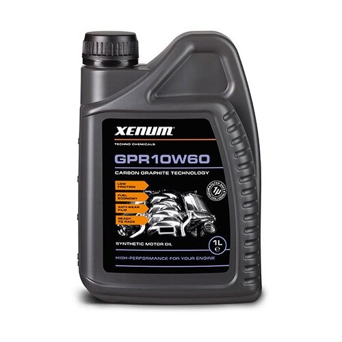 Синтетическое моторное масло на карбон-графитовой основе GPR 10W60 (1 литр)