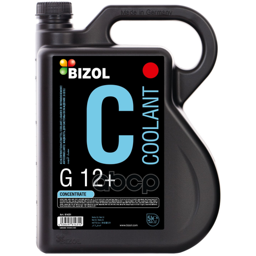 81431 Bizol Антифриз Coolant G12+ (Концентрат) (5Л) BIZOL арт. 81431