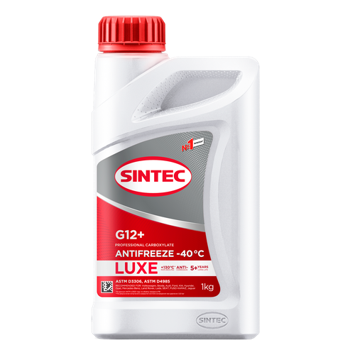 Антифриз Sintec LUX красный G12 (-40) 1кг SINTEC 990550