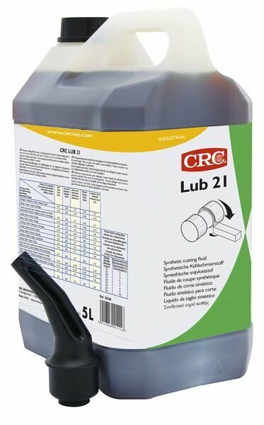 Смазочно-охлаждающая жидкость универсальная для всех операций резания 5 литров LUB-21 арт. 20248 CRC (Бельгия)