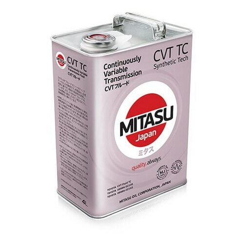 Масло вариатора MITASU CVT FLUID TC Synthetic Tech MJ-312. 4л