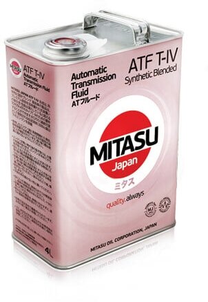 Масло АКПП MITASU ATF T-IV Synthetic Blended MJ-324. 4л