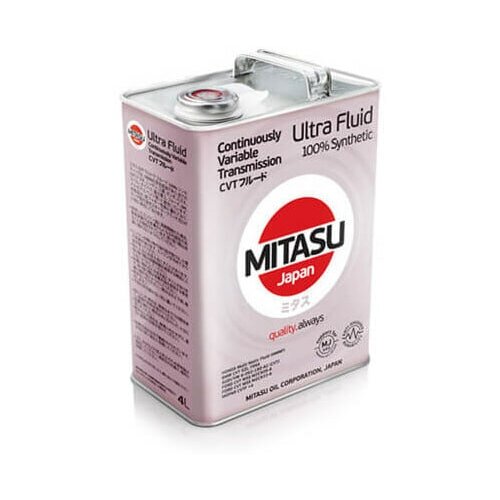 Масло вариатора MITASU CVT ULTRA FLUID 100% Synthetic MJ-329. 4л