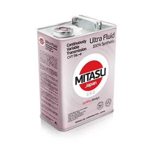 Масло вариатора MITASU CVT ULTRA FLUID 100% Synthetic MJ-329G. 4л