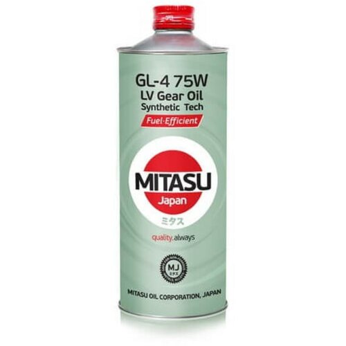 Масло трансмиссионное MITASU ULTRA LV GEAR OIL GL-4 75W Synthetic Tech MJ-420.