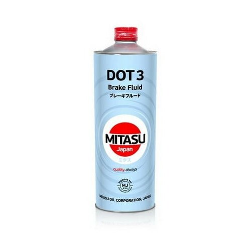 Тормозная жидкость MITASU BRAKE FLUID DOT 3 MJ-DT3-0.5 л