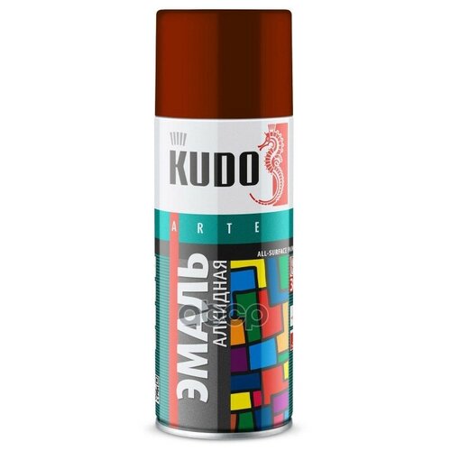 Эмаль Универсальная Красно-Коричневая Kudo арт. KU-1024