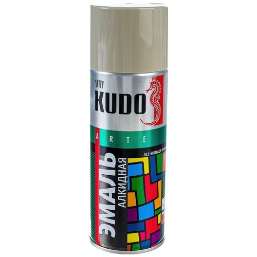 Универсальная эмаль KUDO светло-серая 586001