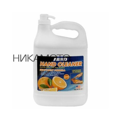 ABRO HC241 HC 241_очиститель для рук! паста с пемзой запах-апельсин 3.78л\