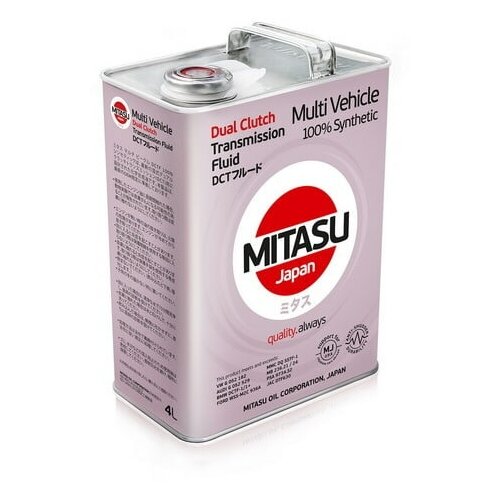 Масло АКПП MITASU MULTI VEHICLE DCTF 100% Synthetic MJ-351-4л