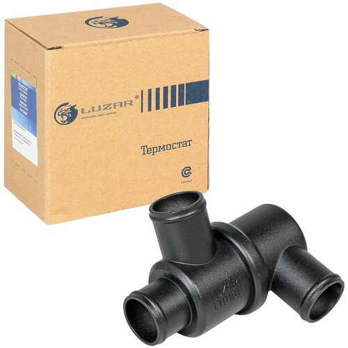 Термостат для автомобилей 2101-2107 (с алюминиевым корпусом, обрезин. клапан) (80°С) LUZAR