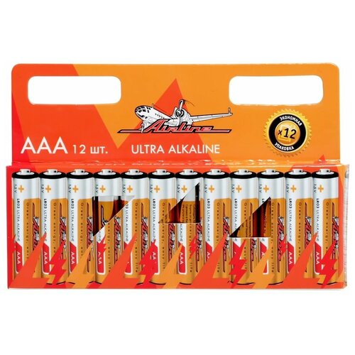 Батарейки LR03/AAA щелочные 12 шт. AIRLINE AIRLINE - 1