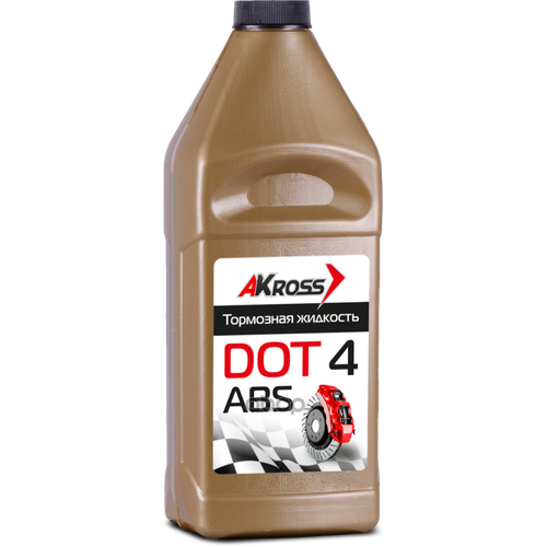 Жидкость Тормозная Akross Dot 4 0.91 Л (Золото) AKross арт. AKS0002DOT