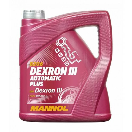MANNOL Трансм. масло ATF DEXRON III автомат (4л.) 8206