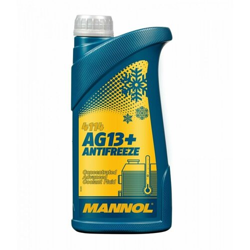 Антифриз/Antifreeze AG13+/-40 C Advanced MANNOL (1л) (желтый) 4114