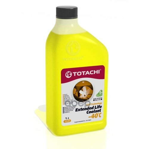 Антифриз, Готовый Раствор Elc -40°C Жёлтый 1Л TOTACHI арт. 43701