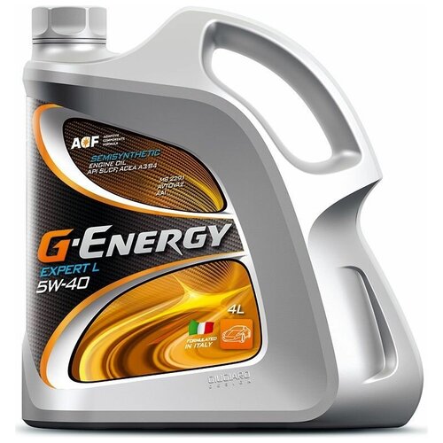 Масло моторное G-Energy Expert L 5W-40, API SL/CF, ACEA A3/B3/B4, полусинтетическое, 4 л