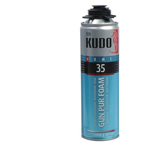 KUDO Монтажная пена KUDO HOME35, профессиональная, всесезонная, до 35 л, 650 мл