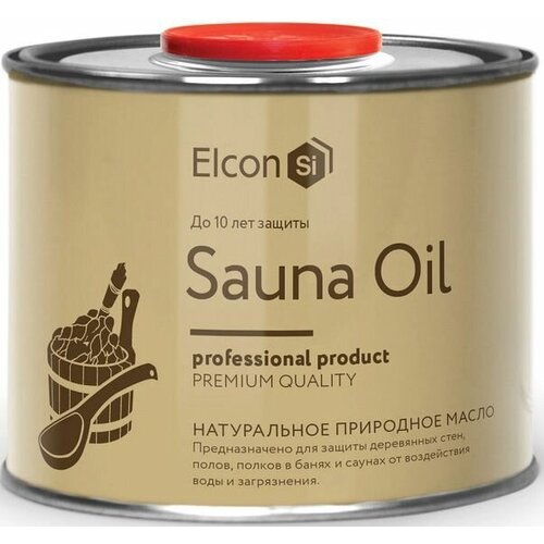 Элкон Сауна Ойл масло для защиты древесины в банях и саунах (0,5л) / ELCON Sauna Oil масло для защиты древесины в банях и саунах (0.5л)
