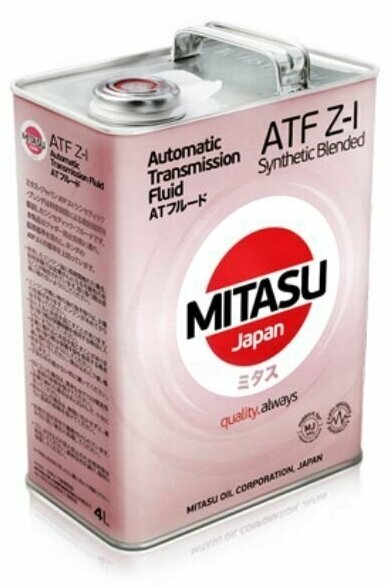 Масло трансмиссионное MJ327 Жидкость для АКПП MITASU ATF Z-I RED (4L) (1/6) Япония.
