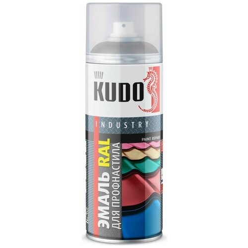 KUDO Эмаль для металлочерепицы RAL 8019 серо-коричневый KU-08019R