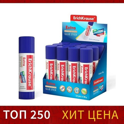 ErichKrause Клeй-карандаш ErichKrause Extra PVP, 36 г