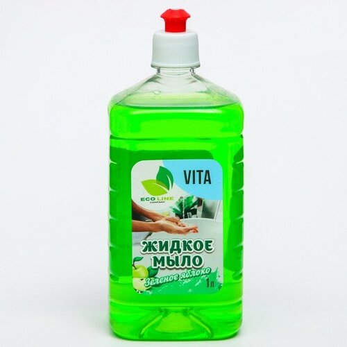 Жидкое мыло "VITA зеленое яблоко" 1 л. 9670197