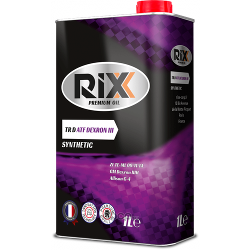 Трансмиссионное масло RIXX TR D ATF DEXRON III 1 л