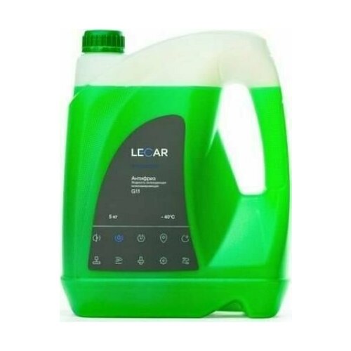 Антифриз LECAR G-11 зеленый 5 кг. LECAR000011210 (1шт)