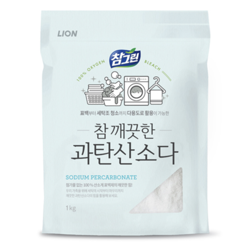 Универсальный кислородный отбеливатель 1 кг [Lion] Chamgreen Sodium Percarbonate Pouch
