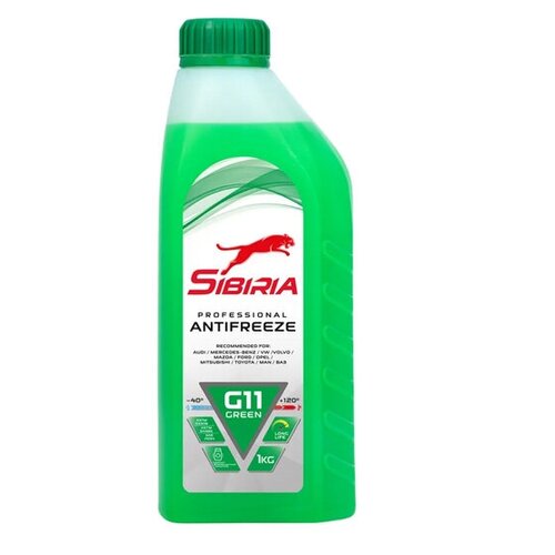 Sibiria Антифриз -40°C G11 (Зеленый), 1 л