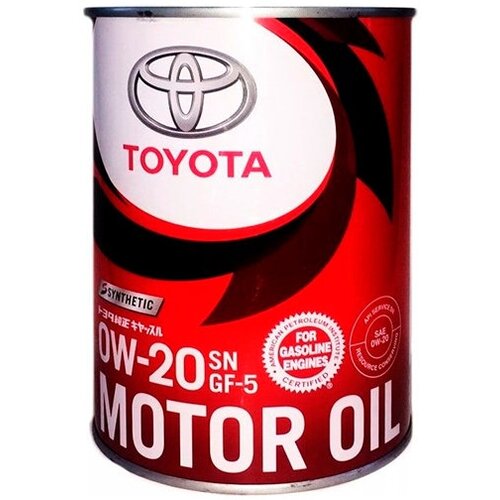 Моторное масло Toyota Motor Oil 0W-20 SP (Железо), 1 л