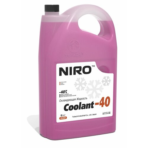 Антифриз TOTACHI NIRO Coolant Red -40C G12+ 5кг