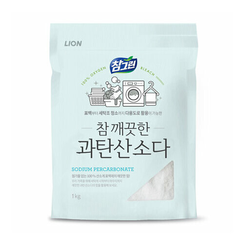 Универсальное кислородный отбеливатель LION Chamgreen Sodium Percarbonate (1 кг) (Pouch)