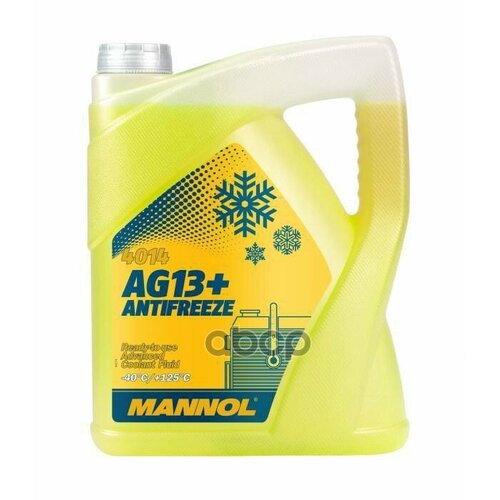 4014 Mannol Антифриз/Antifreeze Ag13+ Advanced (5Л) -40 Цвет Желтый MANNOL арт. 40145