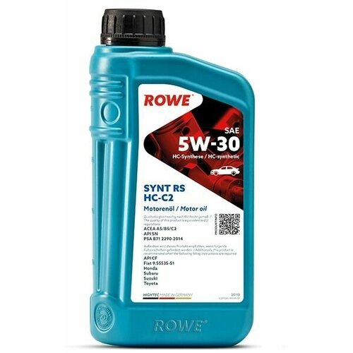 Моторное масло ROWE HIGHTEC SYNT RS SAE 5W-30 HC-C2