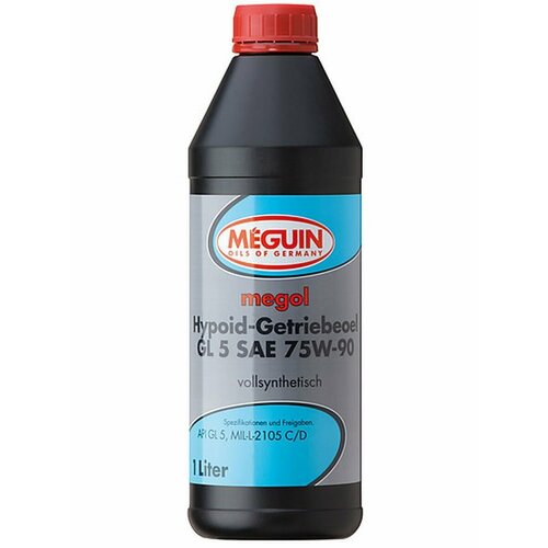 Трансмиссионное масло синтетическое 75W-90 GL-5 1л