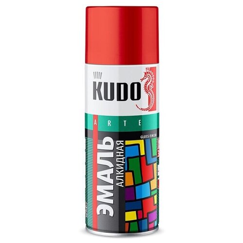 Эмаль аэрозольная Kudo KU-1005 универсальная хаки (0,52 л)
